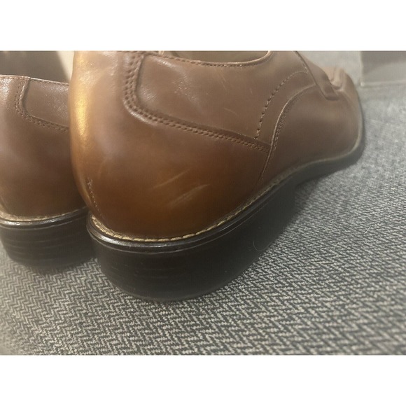 Stacy Adams Corrado Cognac Bike Toe Lace Up Oxford Style Shoes Men’s Size 11 M - Picture 11 of 16